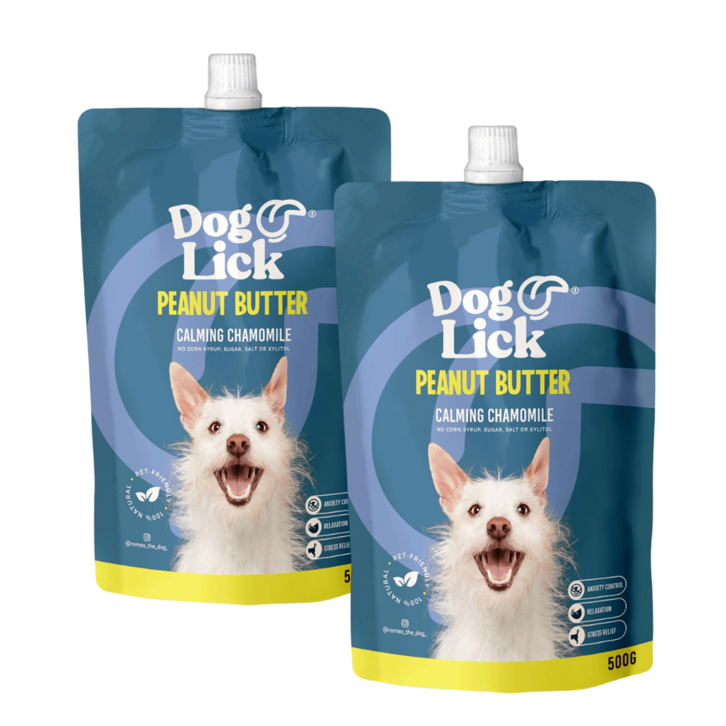 Dog Lick 500g Calming Peanut Butter for Dogs