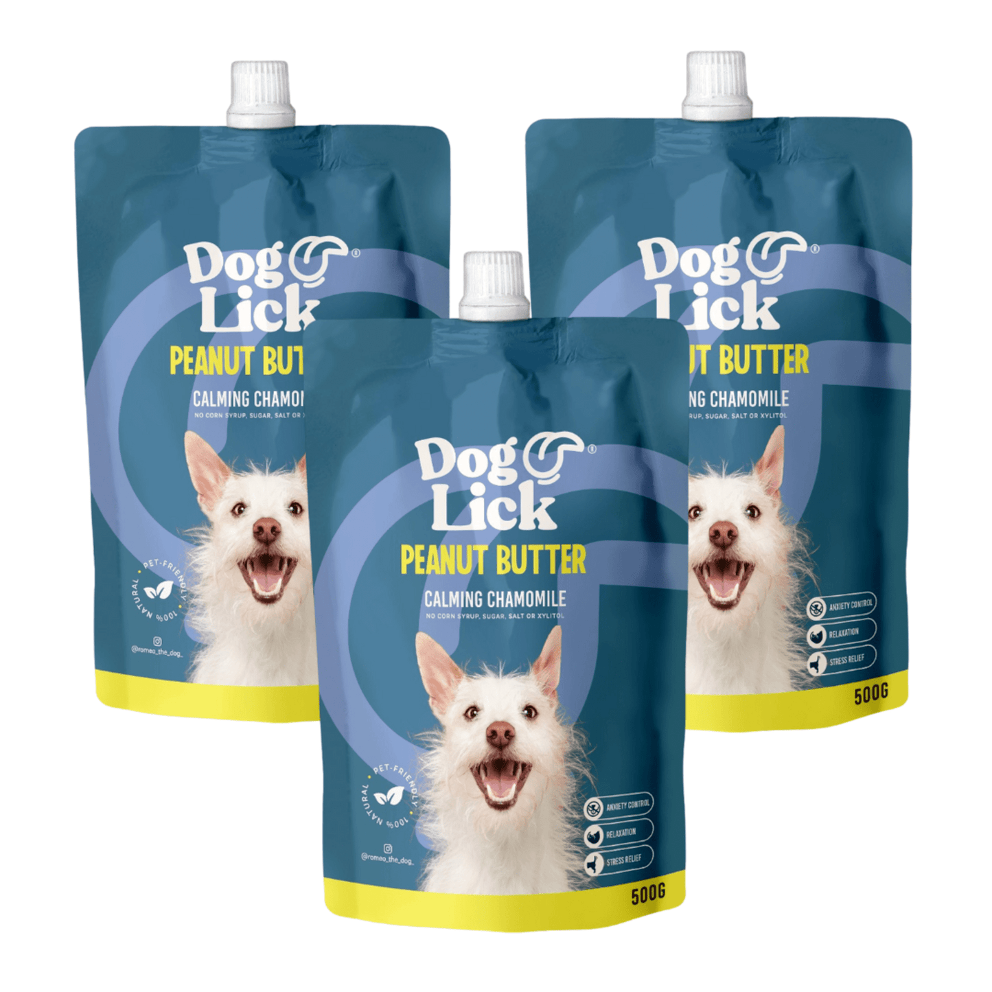 Dog Lick 500g Calming Peanut Butter for Dogs