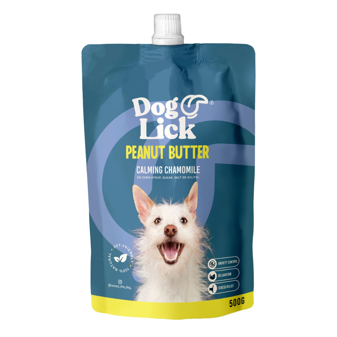 Dog Lick 500g Calming Peanut Butter for Dogs