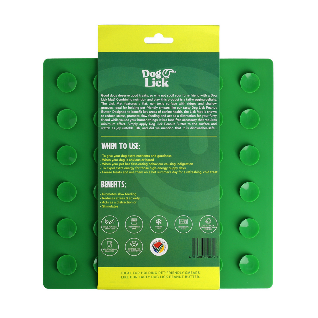 Dog Lick Mat with Suction Cups for Dogs