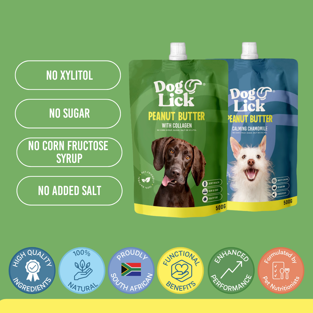 Dog Lick 1KG Peanut Butter for Dogs Combo Pack (2 x 500g)
