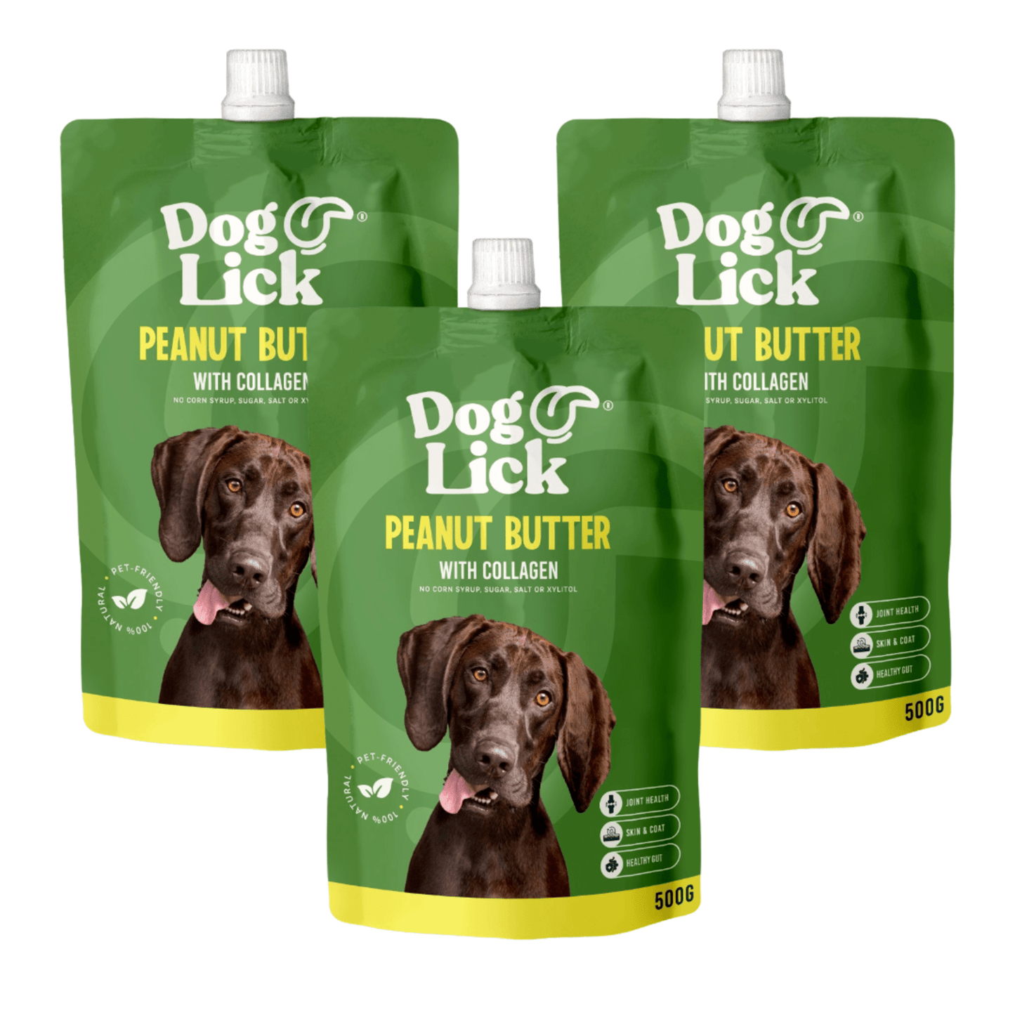 Dog Lick 500g Peanut Butter with Collagen for Dogs