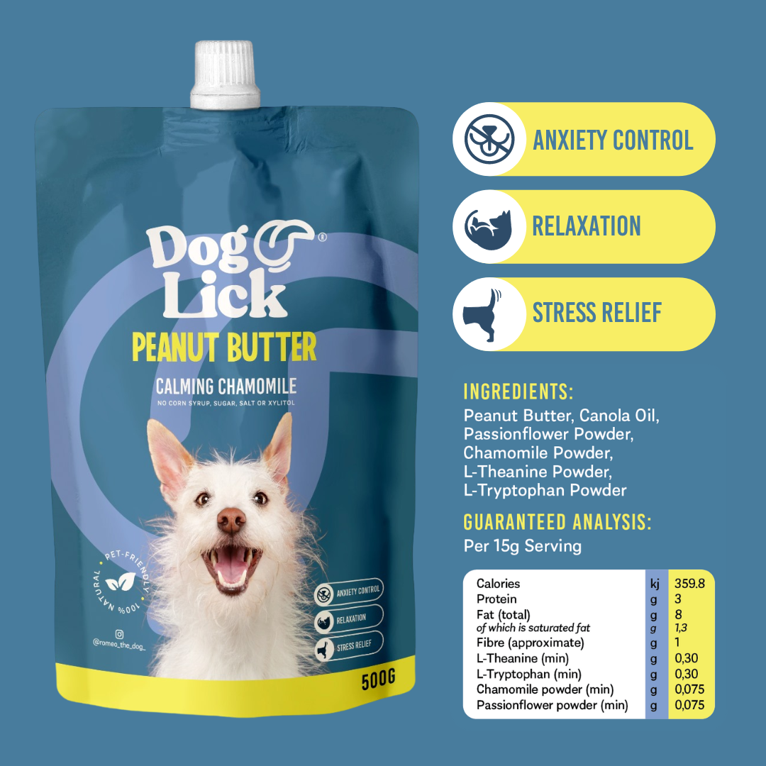 Dog Lick 1KG Peanut Butter for Dogs Combo Pack (2 x 500g)