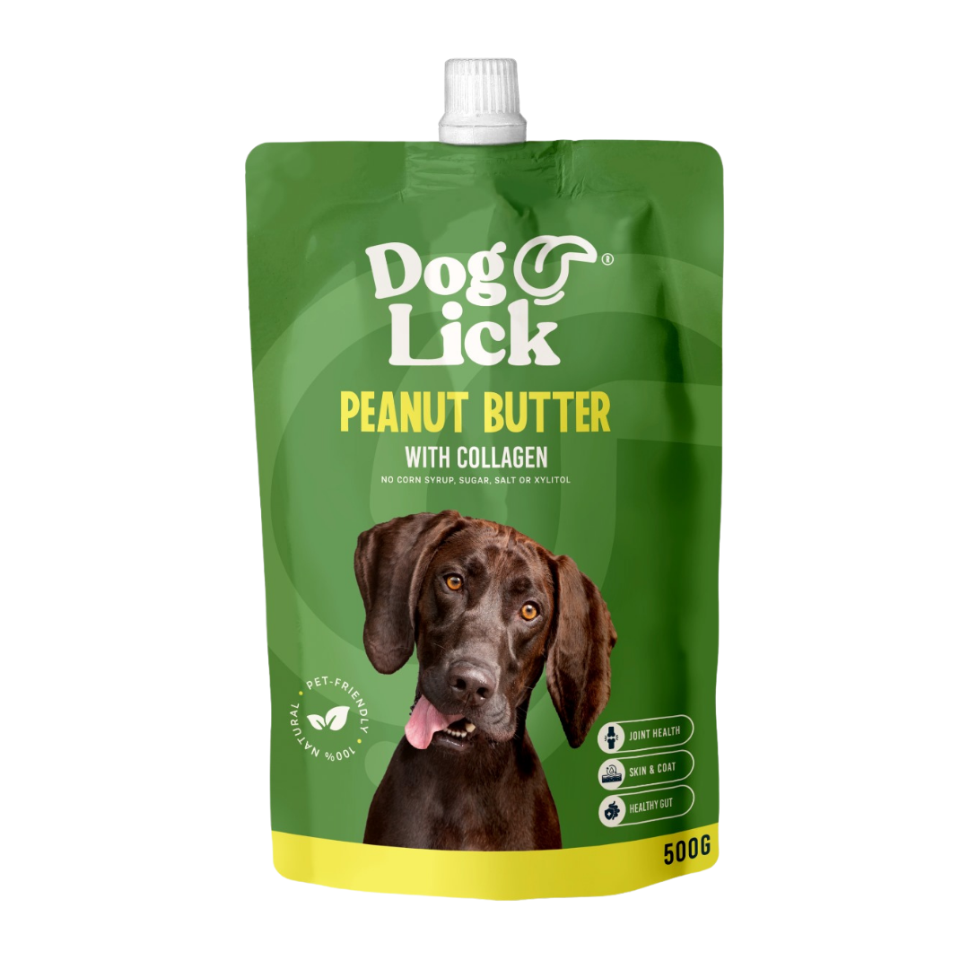 Dog Lick 500g Peanut Butter with Collagen for Dogs